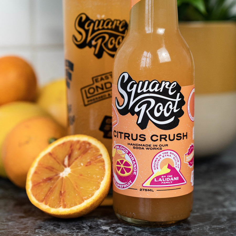 12 Pack of Citrus Crush - Square Root Soda