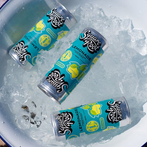 12 Pack of Lemonade Cans - Square Root Soda