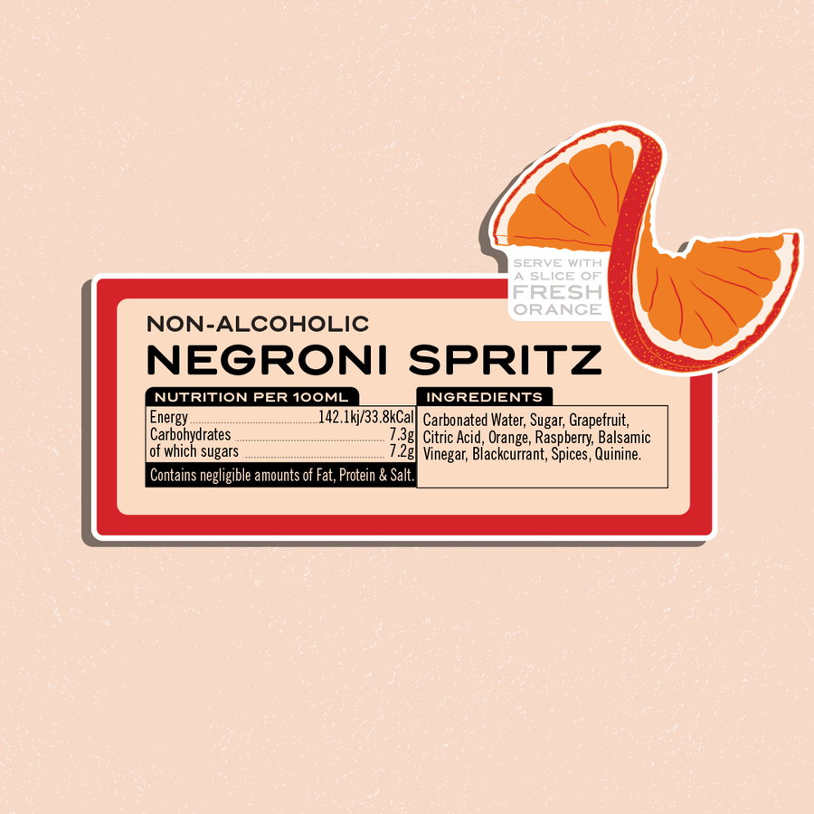 Non-Alcoholic Negroni Spritz - Square Root Soda