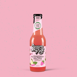 Non-Alcoholic Raspberry Mojito - Square Root Soda