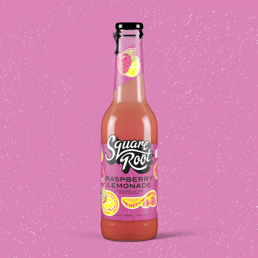 Raspberry Lemonade - Square Root Soda
